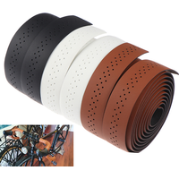 AliExpress Gmarty 〔ZYAF〕Bicycle Handlebar Tape - PU Leather Road Racing Grip With Perforated Design, Cycling Equipment Accessories