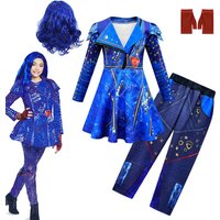 New D-Descendants3 Cosplay Costume Girls Disguise Evie Clothes Suits Halloween Funny Outfit Stage Performance Costumes for Kids