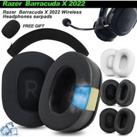 Earphone pads For Razer Barracuda Razer Barracuda X 2022 replacement Earpads Mesh cloth Memory Covers Sponge Soft Protein