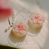 Handmade Peach Blossom Tea Candle Scented Candle Aromatherapy Soy Wax Candles Wedding Birthday Candle Party Home Decoration