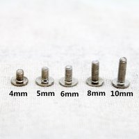 50pcs of different sizes of silver screws