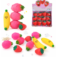 Fruit Maltose Pinching Music, Can Shape Slow Rebound Squeezing Balls, Sensory Stress Relieving Tool