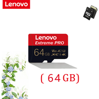 Lenovo 512GB Game-Exclusive Micro TF SD Card A2 V60 High Speed 4K Ultra-HD Video Flash Card 64GB Memory Card for Phone Camera PC