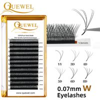 Quewel W Shape Eyelash Extensions 2D/3D/4D/5D/6D/8D Premade Volume Fans Y Style Lashes New False Eyelashes Natural Private Label