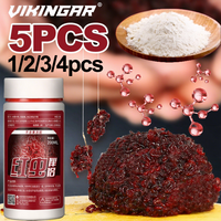 200ML Powder Bloodworm Scent Fish Attractant Concentrated Red Worm Powder Mate Bait Additive Bass Catfish Fishing Accessories