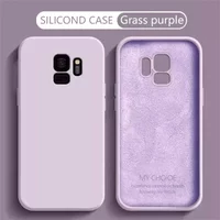 High quality Original Liquid Silicone Case For Samsung Galaxy S8 S9 S10 Plus S20 S21 FE S22 S23 S24 S25 colorful fashion Cover