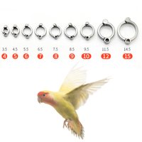 3.5mm-14.5mm Parrot Leg Ring Bird Flying Rope Foot Ring Outdoor Accessories for control bird flying outdoor