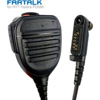 Speaker Mic Microphone for HYT Hytera PD600 PD602 PD605 PD662 PD665 PD680 PD682 PD685 X1p X1e Walkie Talkie Two Way Radio