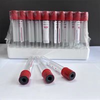 50pcs/100pcs Disposable Vacuum Blood Collection Plain Tube without Additive Red CGF tube Laboratory Consumables PRF tubes