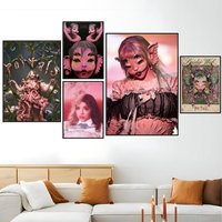 Music S-Singer M-Melanie Martinez Poster Modern Minimalism Aesthetic Art Prints Bedroom Kitchen Home Decor Art Poster Gifts