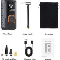 AliExpress YIJU Car Electrical Air Pump Portable Wireless Tire Inflatable Pump Inflator Air Compressor Pump For Car Motorcycle Bicycle Ball