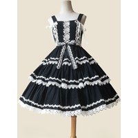 Sweet Layered Lolita Party Dress Classic Three-stage Cake Tree JSK Lolita Dress by Infanta