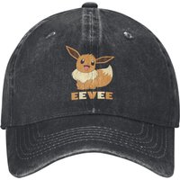 Pokemon Eevee Casual Baseball Cap Tennis Skate Hip Hop Hats Summer Adjustable Unisex-Teens Trendy Baseball Caps