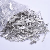 10/20/30pcs/Lot Silver Color Metal Weapon Sword Gun Charms For Jewelry Making Supplies Random Mix Handmade Bow And Arrow Pendant