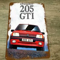 205 Vintage Car Metal Wall Sign