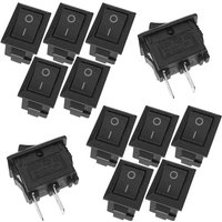 5/20/100Pcs KCD1 15*21mm 2Pin ON-OFF Boat-shape Switch 10*15mm Snap-in Rocker Switch KCD Switches