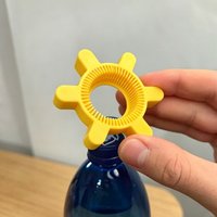 Cross-border New Product BottleCapOpener - A Home and Kitchen Rotating Bottle Opener Tool for Opening Cans and Lids
