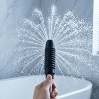3D Printed Turbofan High Pressure Handheld Shower Head 360° Rotate Water Saving Bayonet Install Bathroom Sprayer, Cup Washer