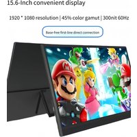 15.6 Inch 4K Portable Monitor HDR 100%sRGB FreeSync 1ms IPS Screen With Hidden Stand Gaming Display