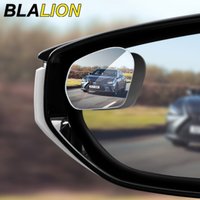 BLALION 2pcs Car Blind Spot Mirror 360° Degree Rotating Frameless Auxiliary Rearview Mirror Auto Moto Wide Angle Sector Mirrors