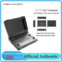 MOVMAGIC MF10S 2×HDMI2.0 for 4K@60fps supports HDMI + 3G‑SDI input ,Switcher 2LOGO Alpha for E-commerce Live