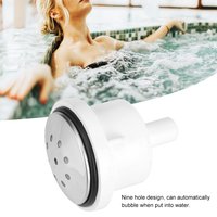 Air Bubble Jet Bathtub Air Jet Spa Air Nozzle Bathtub Spa Plastic 9 Hole Air Jet Air Nozzle Replacement Spa Bathroom Accessory