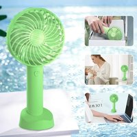 USB Mini Strong Wind Handheld Fan Rechargeable Fan Mini Desktop Battery Operated Mini Fan for Bedroom Indoor Outdoor Table Fan