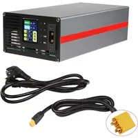 Adjustable Lithium Battery Charger with XT90 Charging 54V-88.2V Output Voltage 2A-20A Voltage Current 220V 50Hz Li ion Chargers
