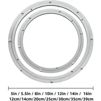 1pcs Heavy Duty Rotating Bearing Turntable Lazy Susan Base 12-39cm Round Rotating Bearing Plate Turntable Base Hardware