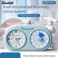 Sanrio Genuine Timer Primary School Student Cinnamoroll Kuromi Three-In-One Children's Alarm Clock Learning Dedicated Timer