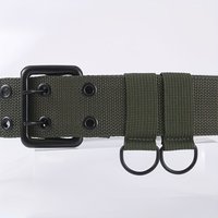 New Wide Double - Layer Canvas Tactical Belt for Men | Outdoor & Casual | All - Size Available | Heavy - Duty for Big and Tall