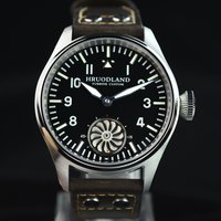 HRUODLAND Big Pilot’s Watches for Man Dynamic Turbine Seconds Dial Sapphire Crystal BGW9 Luminous Seagull ST3621 Automatic Watch