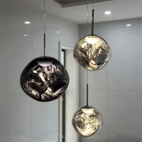 Nordic LED Lava Pendant Lights PVC Lighting Ideal for Living Room Indoor Decor Home Fixtures Loft Kitchen Hanging Lamp
