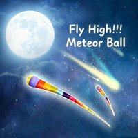 Fun Meteor Ball Outdoor Colorful Ribbon Soft Wind Resistance Sensory Integration Training Throwing Sandbags Party Gifts Adults