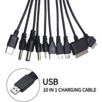 10 in 1 Multifunction USB Charger Cable Universal Phone Charging Cord Multi Connector Adapter for Xiaomi Huawei Samsung Nokia