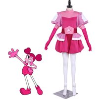 Steven Universe Spinel Gem Cosplay Costume Woman's Pink Uniform Halloween Party Cos Outfit