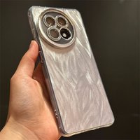 Case For Oneplus ACE5 ACE3 ACE2 Pro Glitter Feather Lens Full Cover For Oneplus 12R 11R 13 12 11 Shockproof Bumper