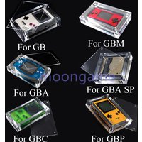 1pc Acrylic Box Display Protection Case For GB GBA GBC GBM GBP GBA SP NDSL New 2DS XL GW Game Console Box High Transparent Case