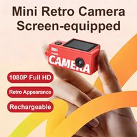 X7 1080P Full HD Thumb Camera 0.96inch Mini Action Retro Camera Support Memory Card Very Small Camcorder Keychain Video Recorder