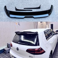 For Volkswagen Golf 7 MK7 TSi TDi Car Rear Roof Spoiler Rear Trunk Wing Lip By ABS 2013 To 2019 7th generation Golf Spoiler
