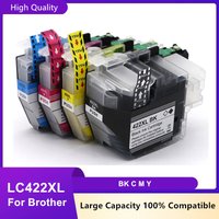 Cartouche d'encre compatible LC422XL LC422 422XL pour Brother MFC-J5340DW MFC-J5345DW MFC-J5740DW MFC-J6540DW J6940DW imprimante