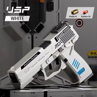 Fidget Toy Gun Shell Ejecting Pistol Outdoor Sports Shooting Games Kids Birthday Gift Dropshipping
