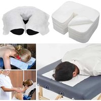 100pcs Disposable Pillow Cover U Shaped Face Pillow Face Towel Massage Bed Hole Lightweight Breathable Face Cushion