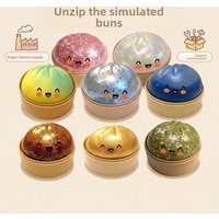 Baozi cross-border decompression explosion artifact kneading gift blind box creative simulation venting Baozi decompression toy