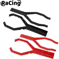Heavy Duty Wheelbase Adjustable Metal Chassis Frame Rail Set for 1/10 RC Crawler Axial SCX10 III Gladiator Wrangler Upgrade Part