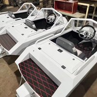 Mini Electric Speed Jet Ski Boat for Fishing New Energy 2 Stroke Engine Welded Aluminum Mini Jet Boat