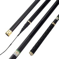 4.5M/5.4M/6.3M/7.2M/8M/9M/10M Telescopic Stream Rod Carbon Reservoir Pond Fishing Rod Super Light Hard Fiber Hand Fishing Pole