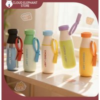 100% Original Chakolab 520ML Large Capacity Thermos Cup Double Drinking High Value Portable Straw Water Cup Outdoor Camping Gift