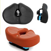 AliExpress HUIJING Noseless Bike Seat Cushion for Men Women Extra Padding Comfort Wide Bicycle Seat Oversized Comfortable Saddle for Peloton Bikes