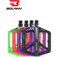BOLANY Bicycle Nylon Pedal Mountain Bike Anti-slip Bike Pedals Seal Double Bearing Pedal MTB Bike Accessories